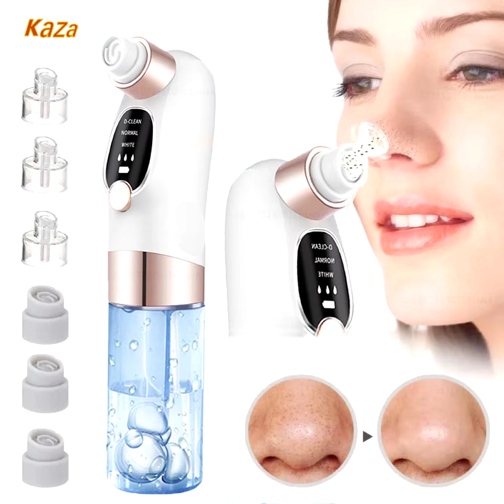 Blackhead Remover Pore Vacuum Face Cleaner Electric Pimple Acne Black Head Removal USB Rechargeable Water Cycle Black Dot Remove