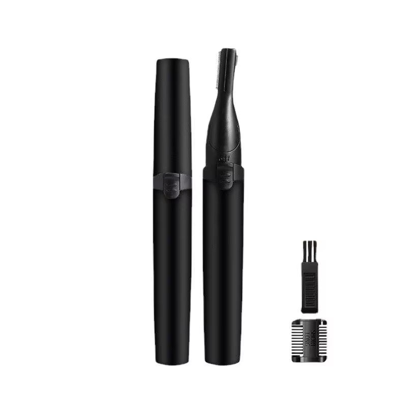 Professional Electric Eyebrow Trimmer - Portable Dual Cutter Design for Precision Shaping & Easy Cleaning