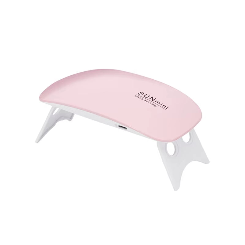 Portable Nail Dryer 6W UV LED Nail Lamp Manicure Apparatus for Gel Nail Polish Nail Art Lamp for Drying Nails Home Use