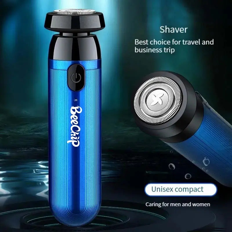 Bass High-Speed Fast Charging Portable Electric Shaver for Men and Women Mini Rechargeable Shaver Easy to Dismantle in One Step