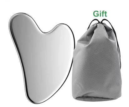 Stainless Gua Sha Face Lifting and Tightening Anti Wrinkles Beauty Massager Tool for Face and Body