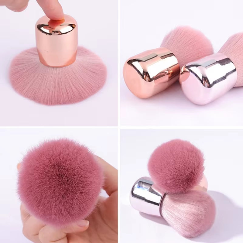 1PCS Professionals Nails Art Mushroom Brush round Paint Gel Dust Cleaning Make up Brush Manicure Accessories Equipment Tools