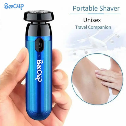 Bass High-Speed Fast Charging Portable Electric Shaver for Men and Women Mini Rechargeable Shaver Easy to Dismantle in One Step